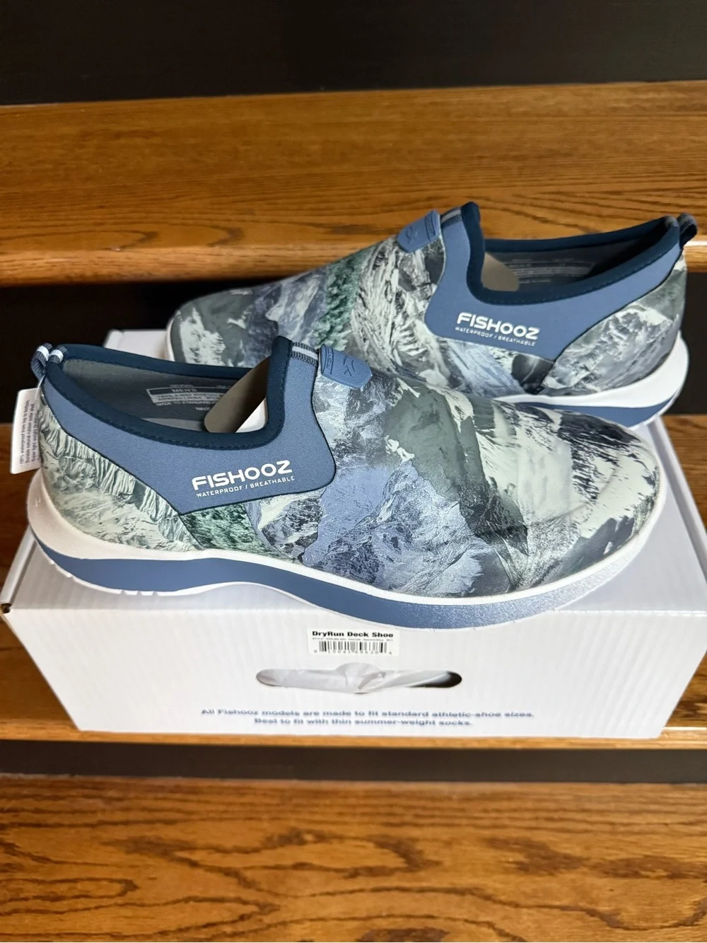 Dryshod Fishooz  Slip-On Water-proof Shoes in Blue/Gray